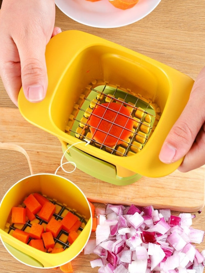 5-in-1 Vegetable Chopper & French Fry Cutter - Quick Dice & Slice