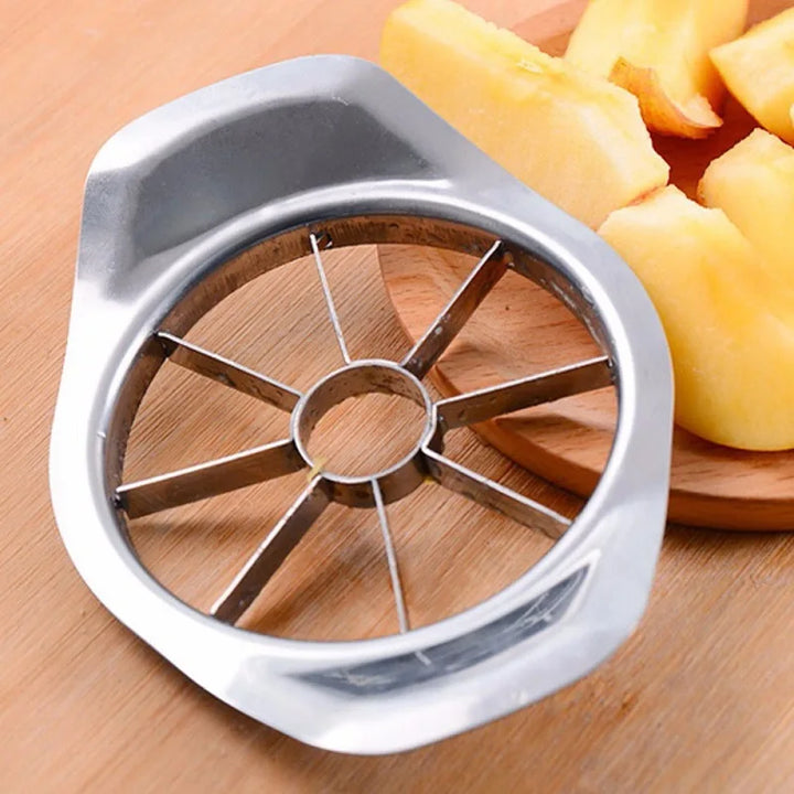 8-Blade Apple Slicer & Corer - Stainless Steel Fruit Divider