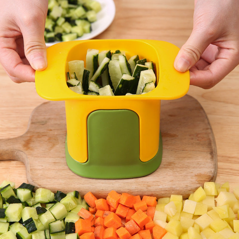 5-in-1 Vegetable Chopper & French Fry Cutter - Quick Dice & Slice