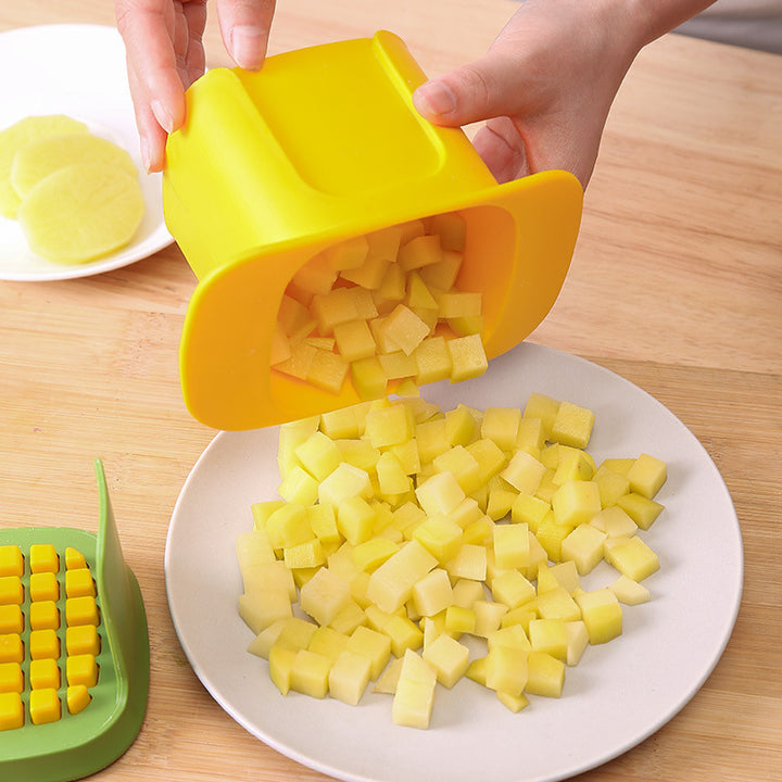 5-in-1 Vegetable Chopper & French Fry Cutter - Quick Dice & Slice