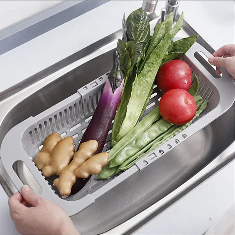 FlexiDrain Pro: Expandable Sink Organizer