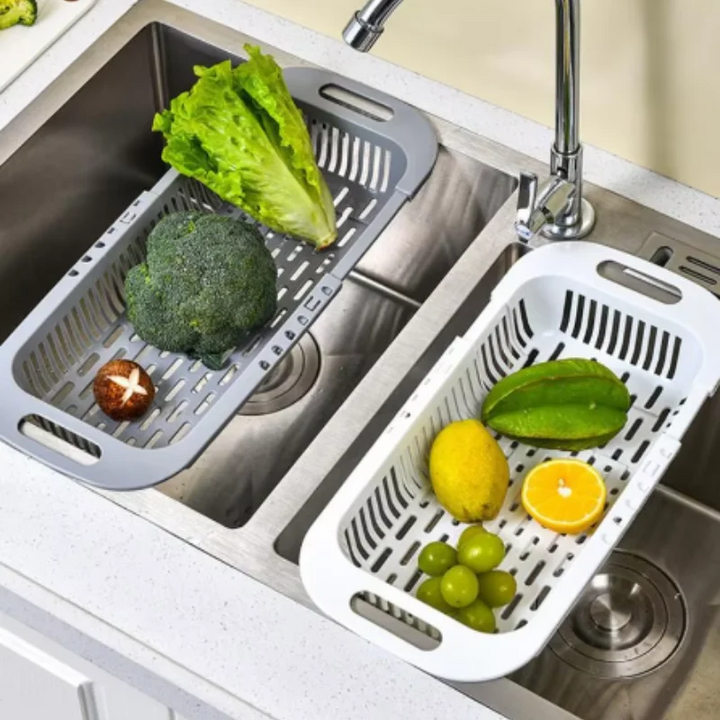 FlexiDrain Pro: Expandable Sink Organizer