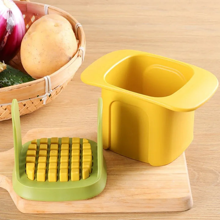 5-in-1 Vegetable Chopper & French Fry Cutter - Quick Dice & Slice